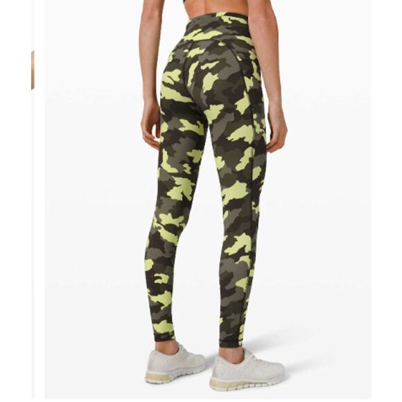 Lululemon Swift Speed High-Rise Tight 28" Heritage 365 Camo Crispin Green Multi - Picture 1 of 7